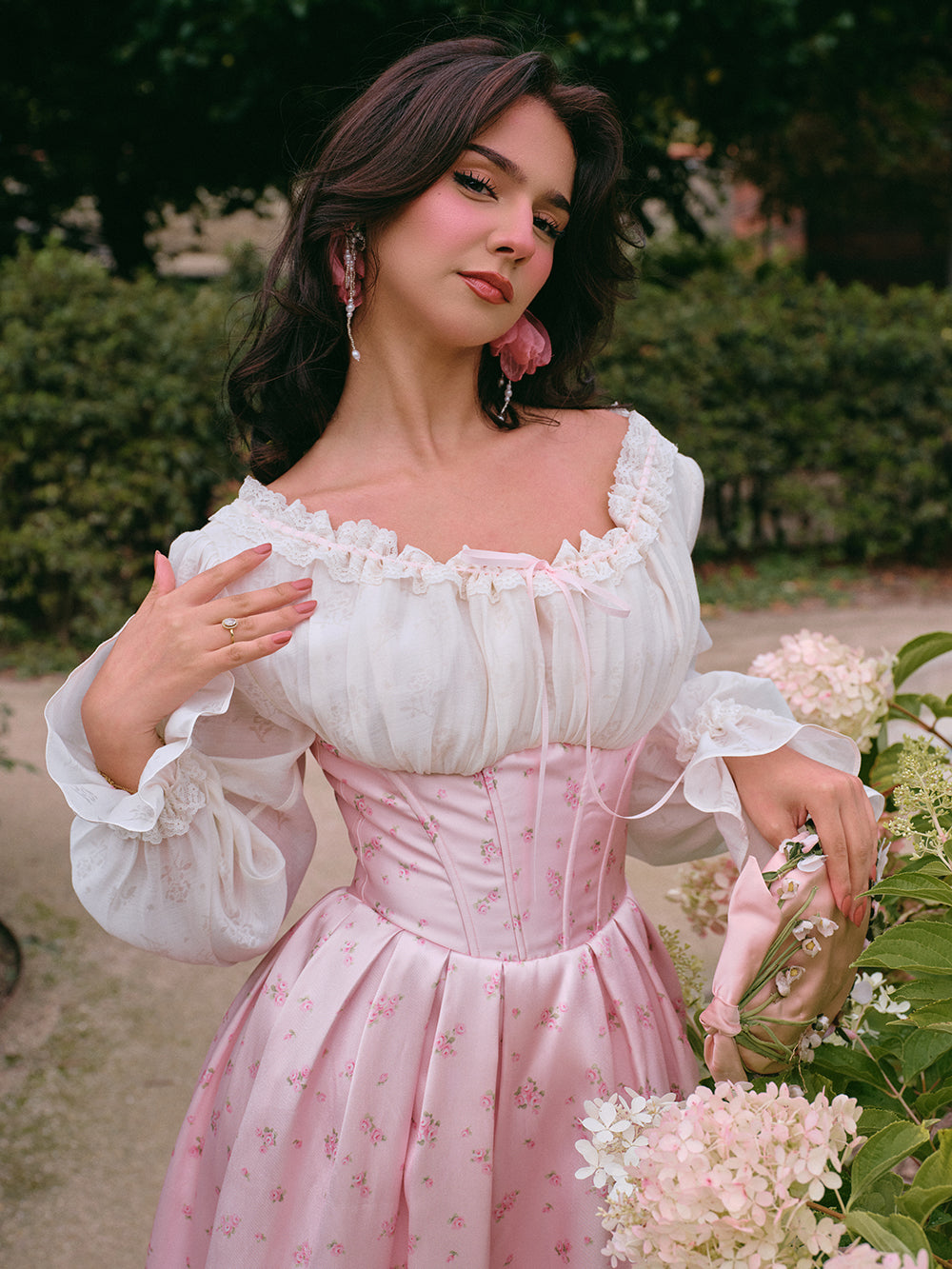 Rose Movement Corset Dress