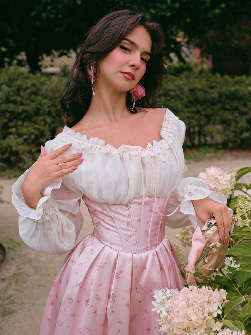 Rose Movement Corset Dress