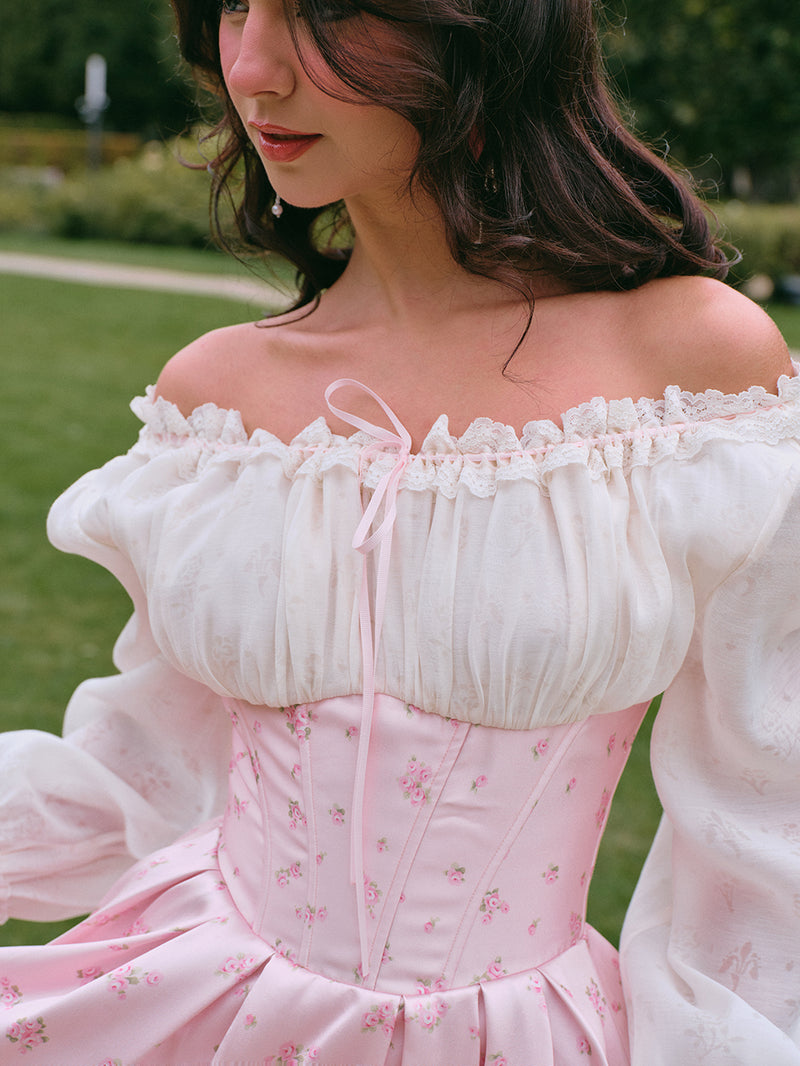 Rose Movement Corset Dress