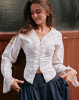 French Milk Foam Shirt