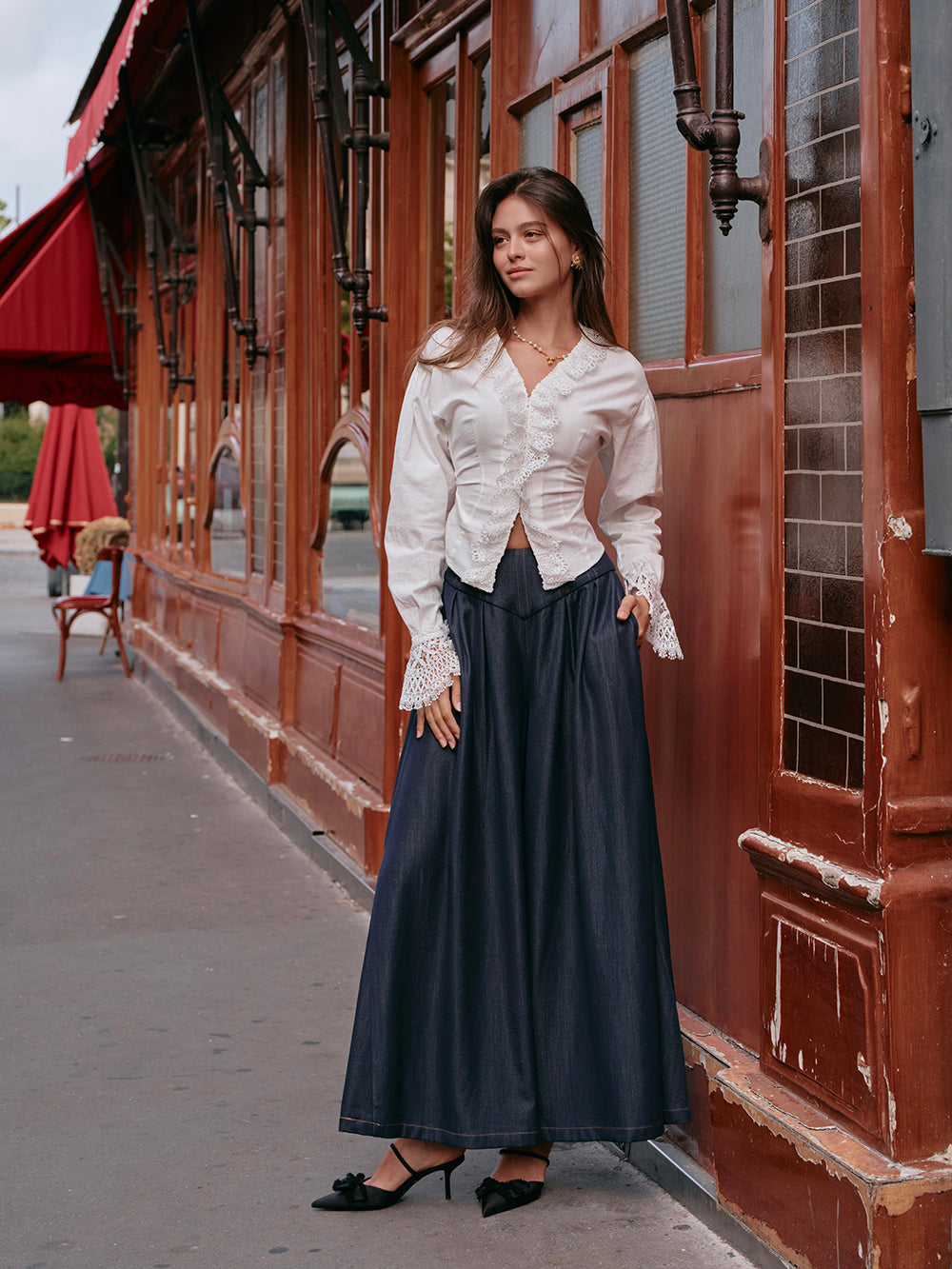 Blues Nocturne Wide-leg Jeans