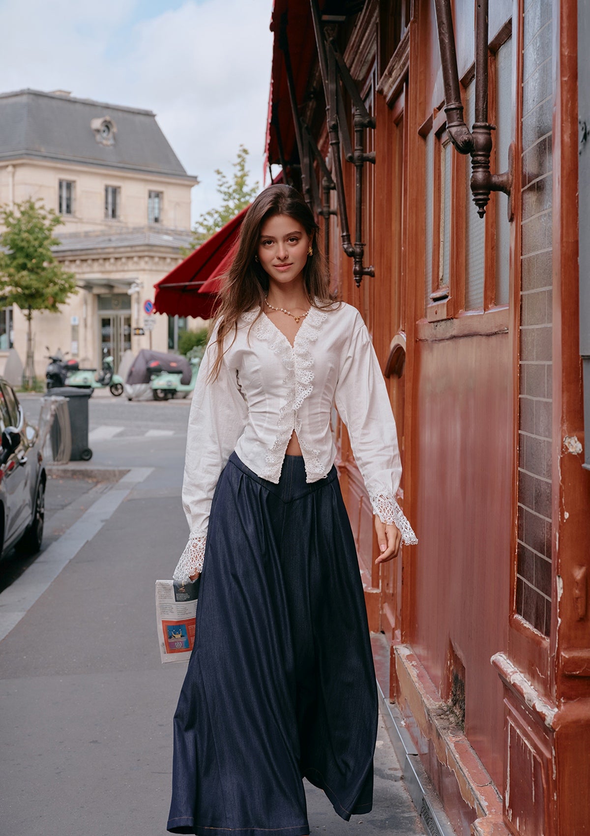 French Milk Foam Shirt
