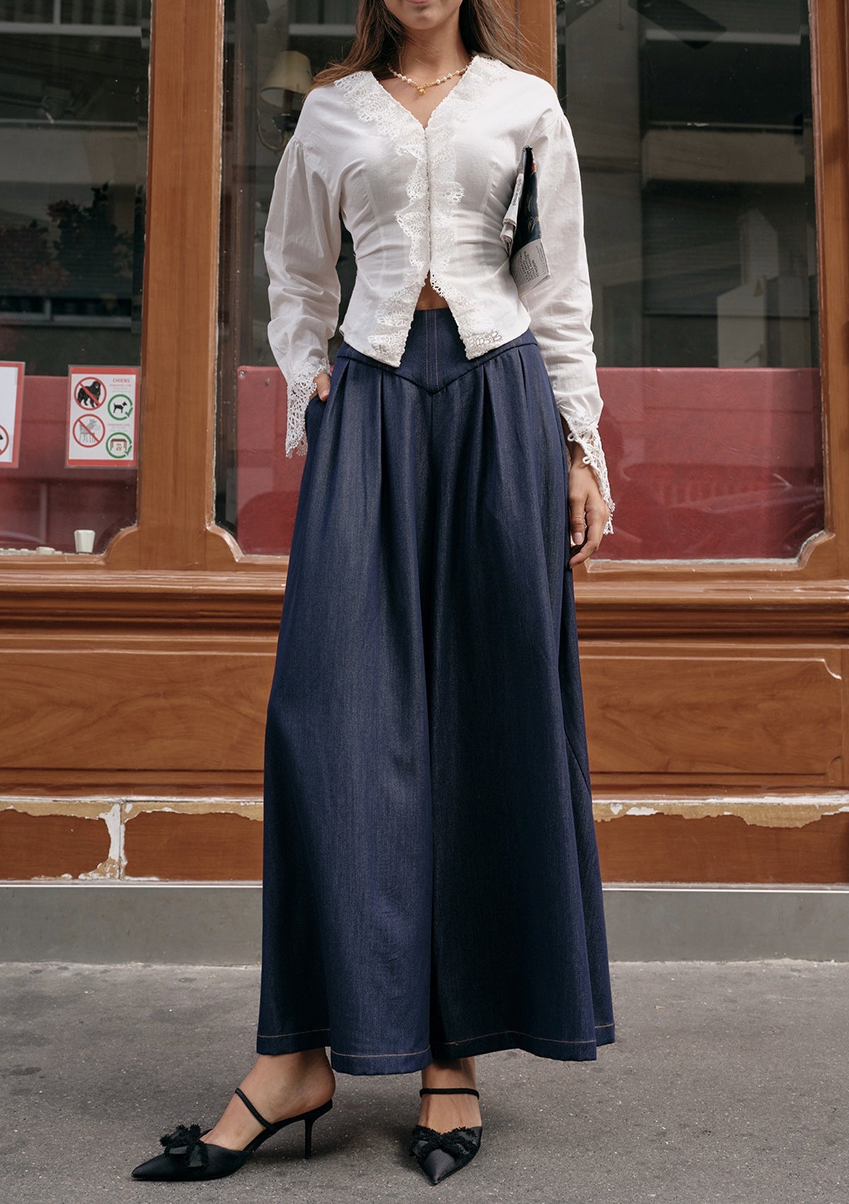 French Milk Foam Shirt