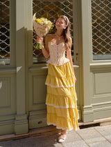 Gilded Flower Notes Skirt