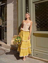 Gilded Flower Notes Skirt