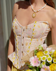 Gilded Flower Poem Corset