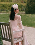 Rosa Ritter-Korsettkleid