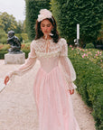 Rosa Ritter-Korsettkleid
