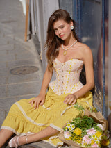 Gilded Flower Notes Skirt