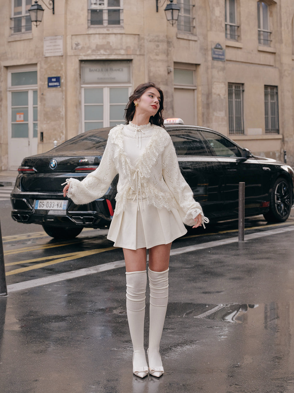Moonlight Handwriting Knit Cardigan