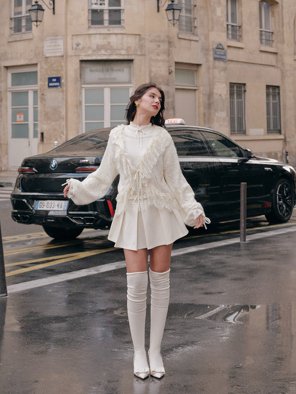 Moonlight Handwriting Knit Cardigan