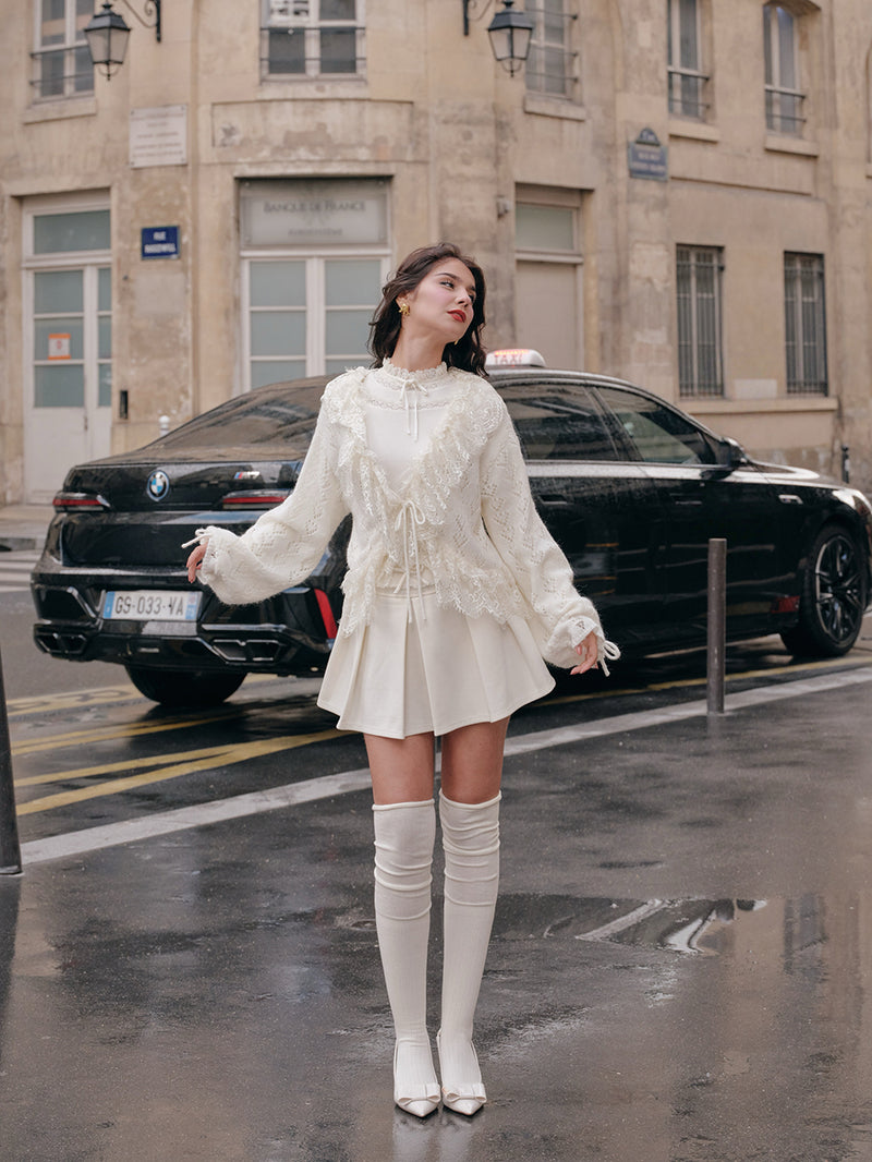 Moonlight Handwriting Knit Cardigan