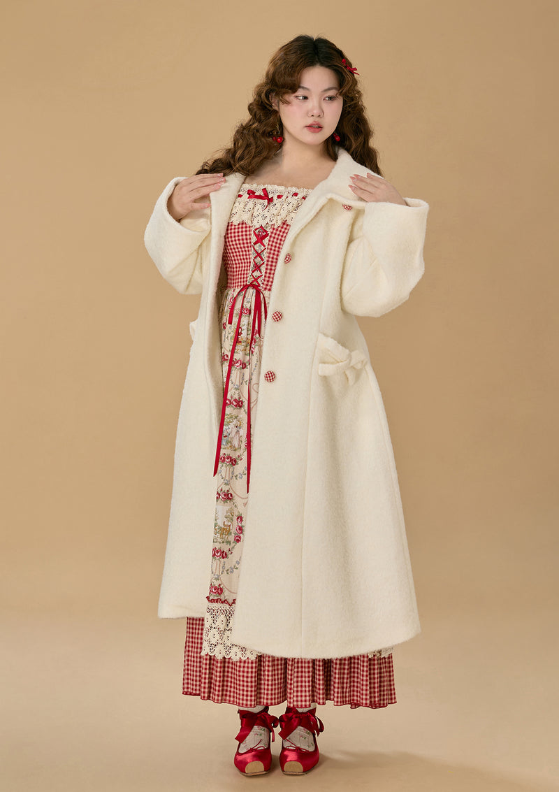 Curve & Plus Strawberry Senior Alumnael Coat