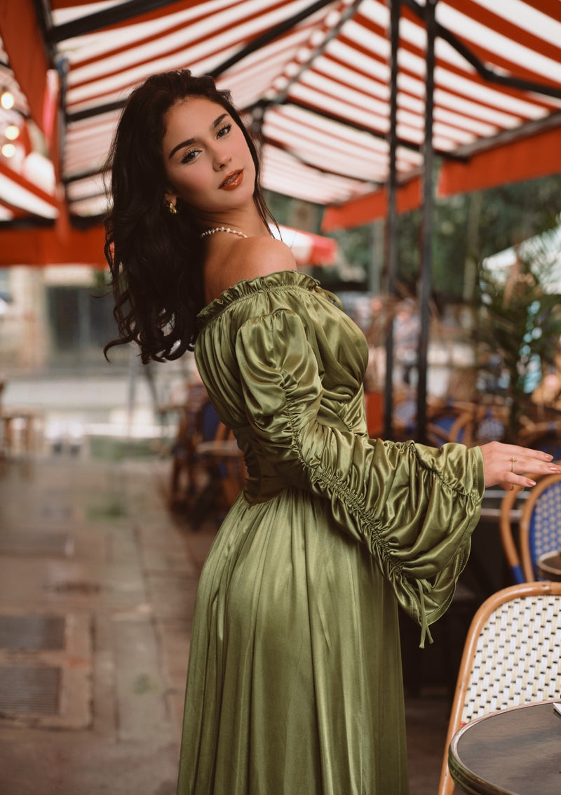 Olive Tint Parthenon Dress