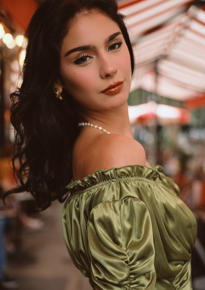 Olive Tint Parthenon Dress