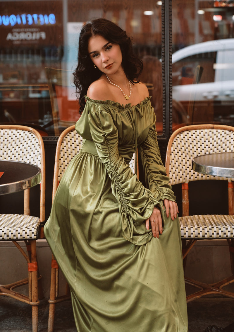 Olive Tint Parthenon Dress