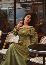 Olive Tint Parthenon Dress