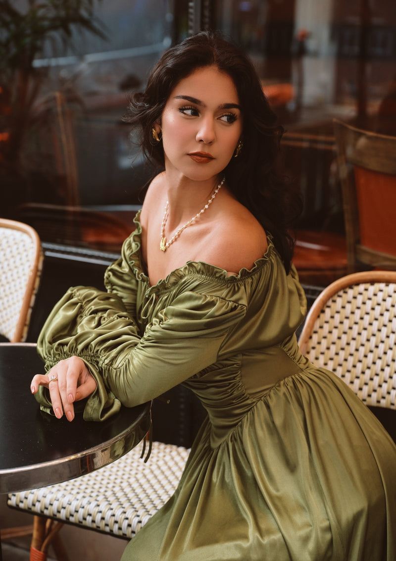 Olive Tint Parthenon Dress