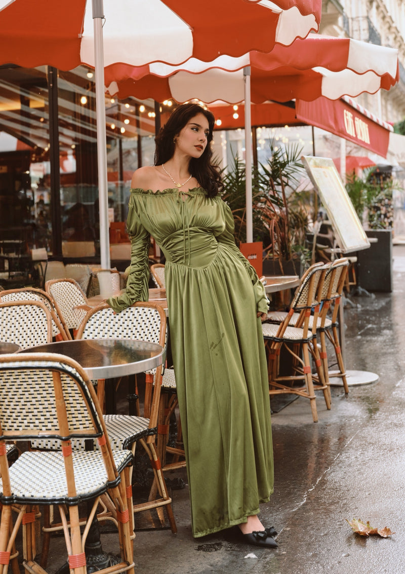 Olive Tint Parthenon Dress