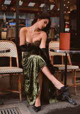 Florence Opera Satin Skirt
