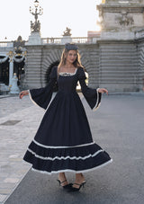 Sapphire Blue Waltz Corset Dress