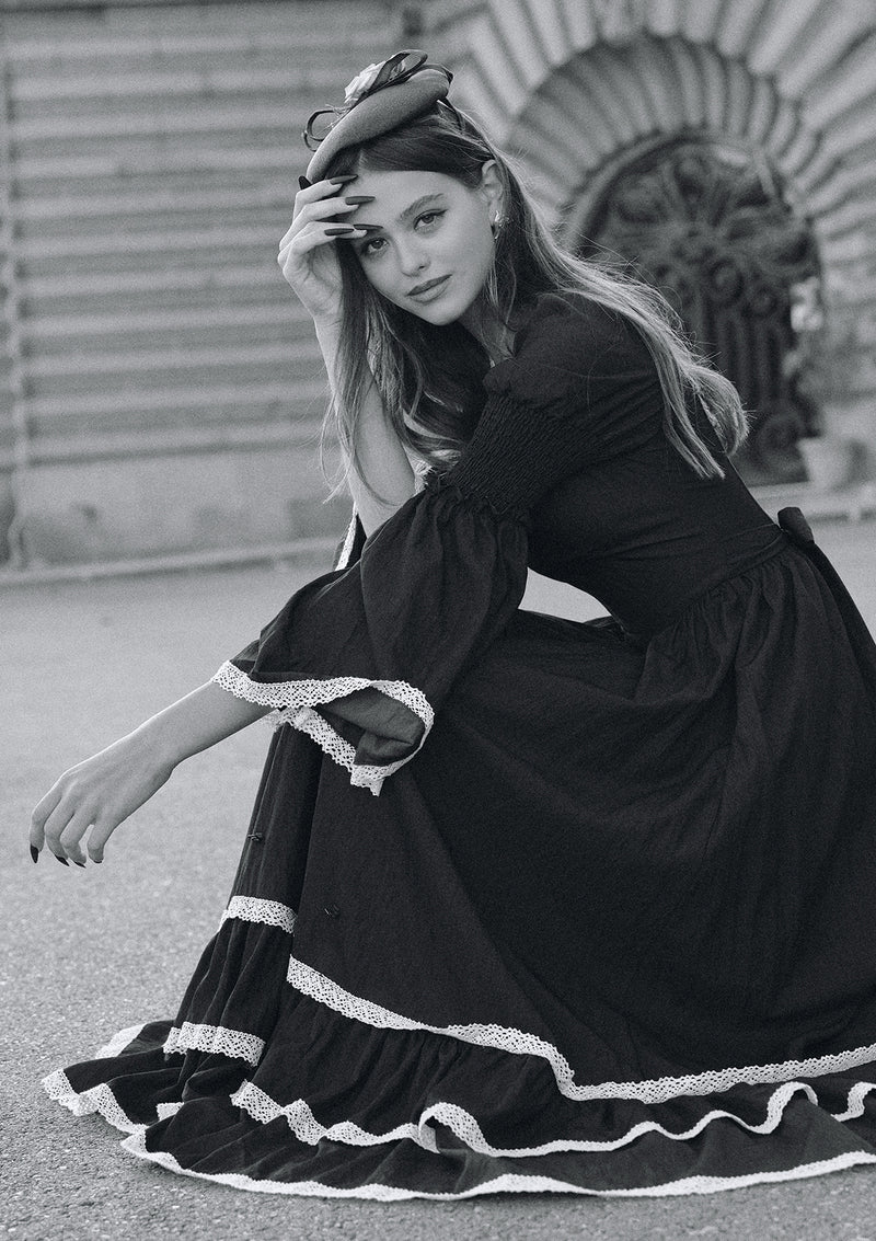 Sapphire Blue Waltz Corset Dress