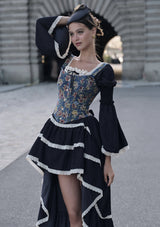 Sapphire Blue Waltz Corset Dress