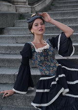 Sapphire Blue Waltz Corset Dress