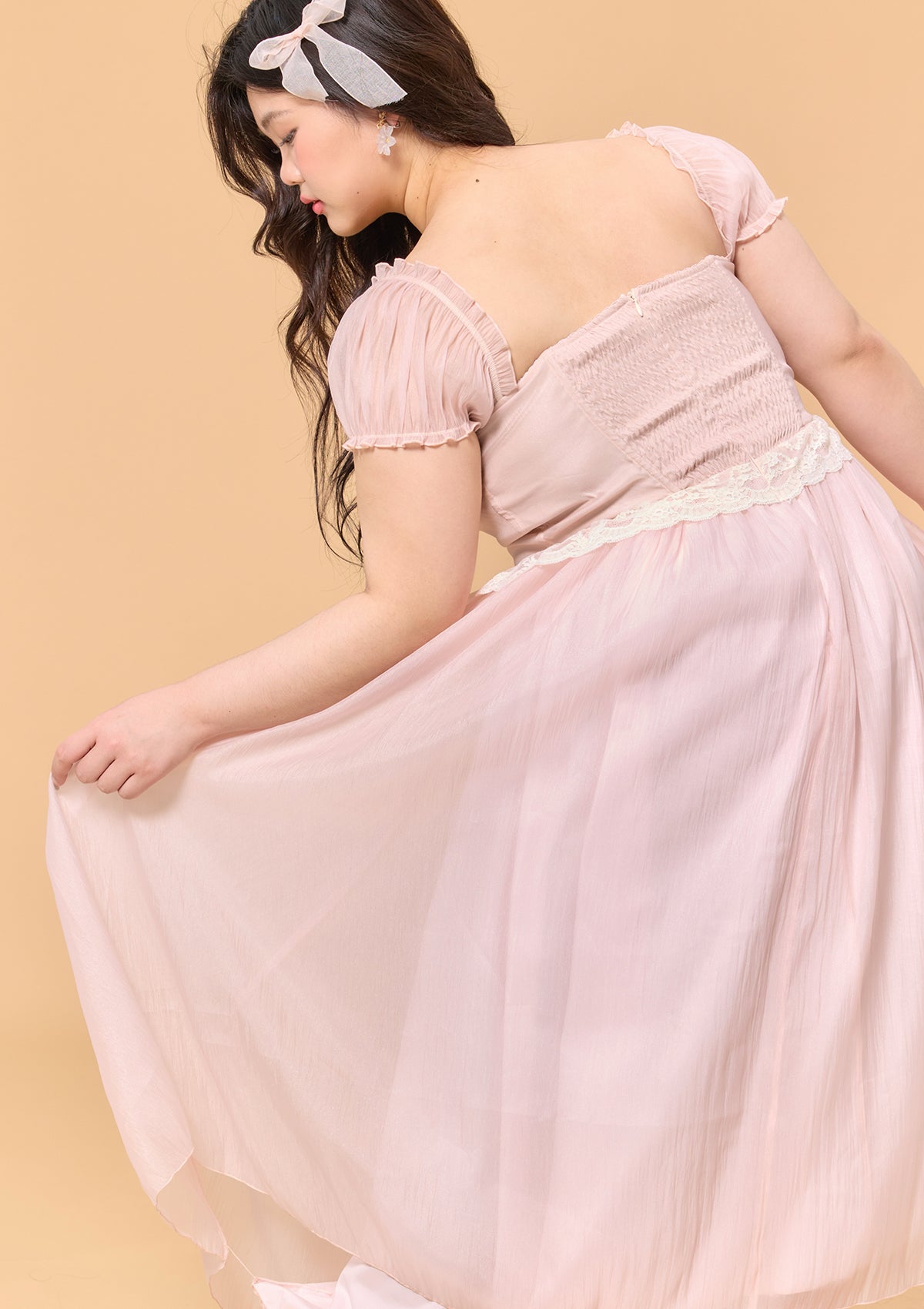 green emerald velvet dress Fairy Princess Style Pink Off-Shoulder Prom Dress Plus Size Custom Made / Pink
