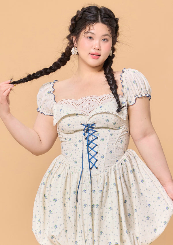 Curve & Plus Blueberry Jam Jar Dress