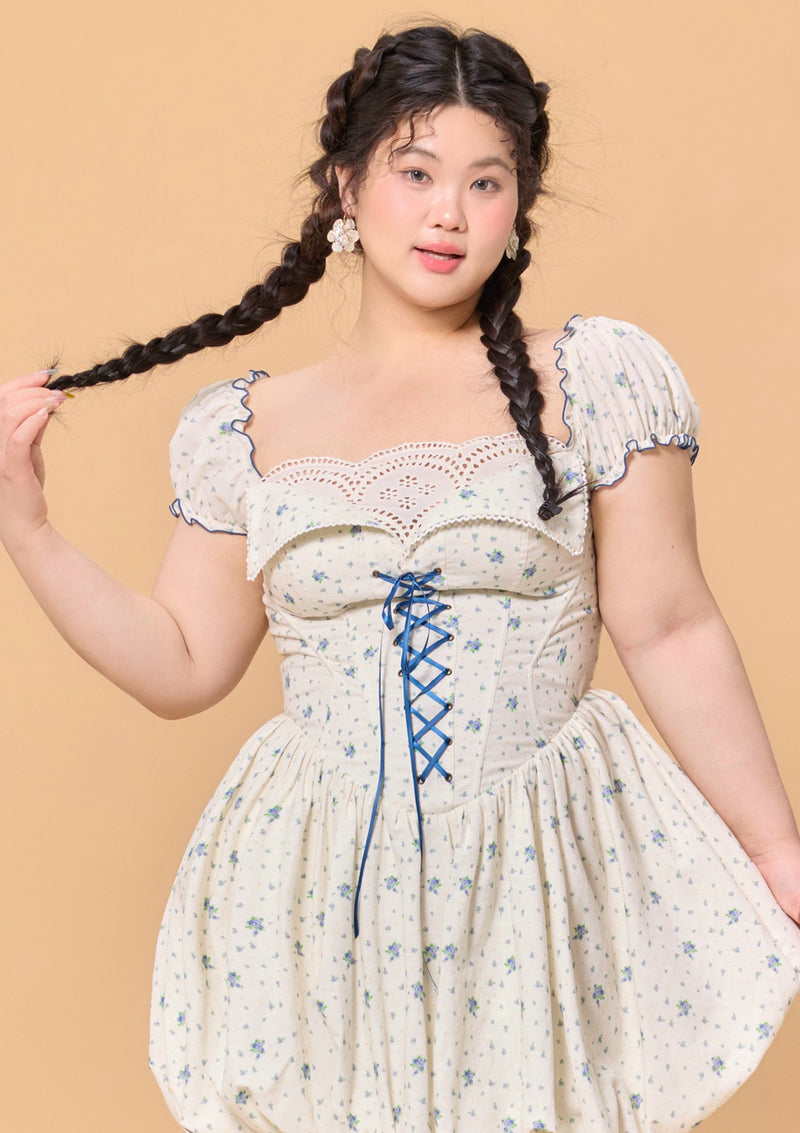 Curve & Plus Blueberry Jam Jar Dress