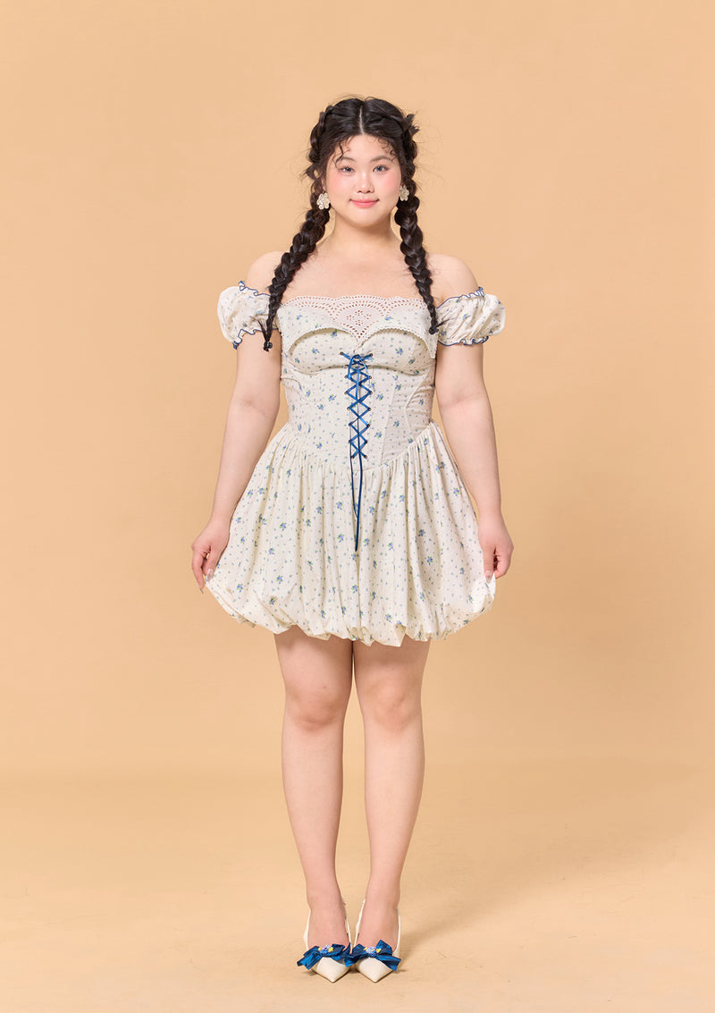 Curve & Plus Blueberry Jam Jar Dress