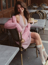 Pink Grid Diary Dress