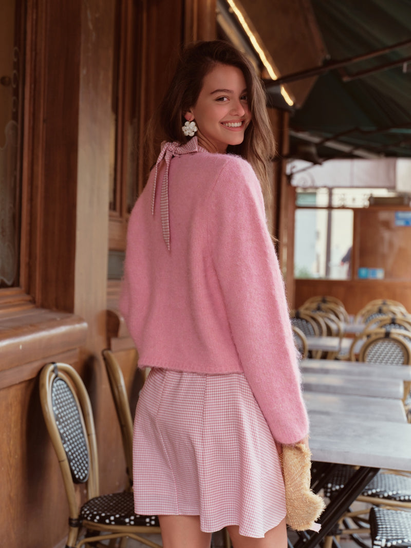 Pink Acacia Knit Cardigan