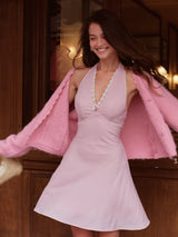 Pink Grid Diary Dress