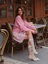 Pink Acacia Knit Cardigan