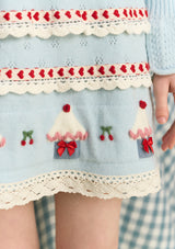 Berry Cupcake Knit Dress