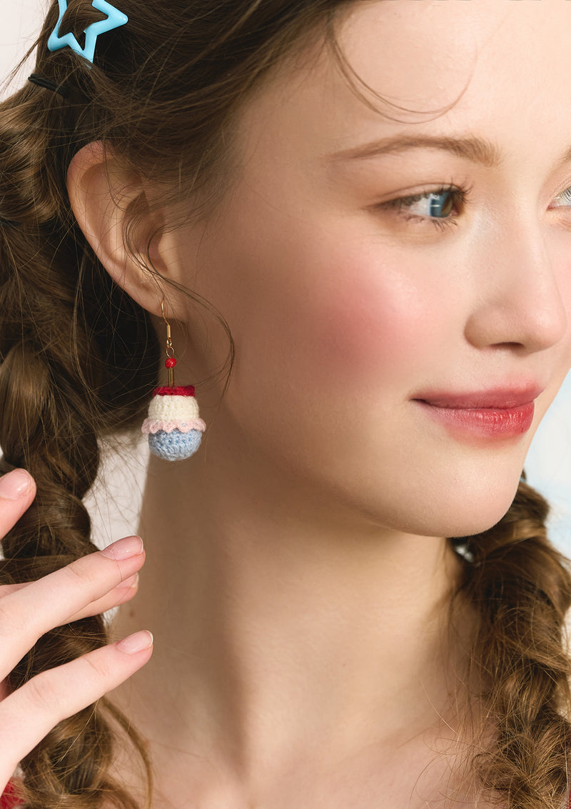 Berry Cupcake Earring