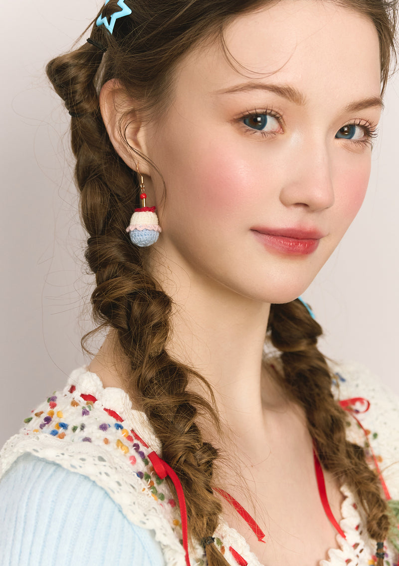 Berry Cupcake Earring