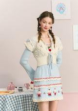 Berry Cupcake Knit Vest