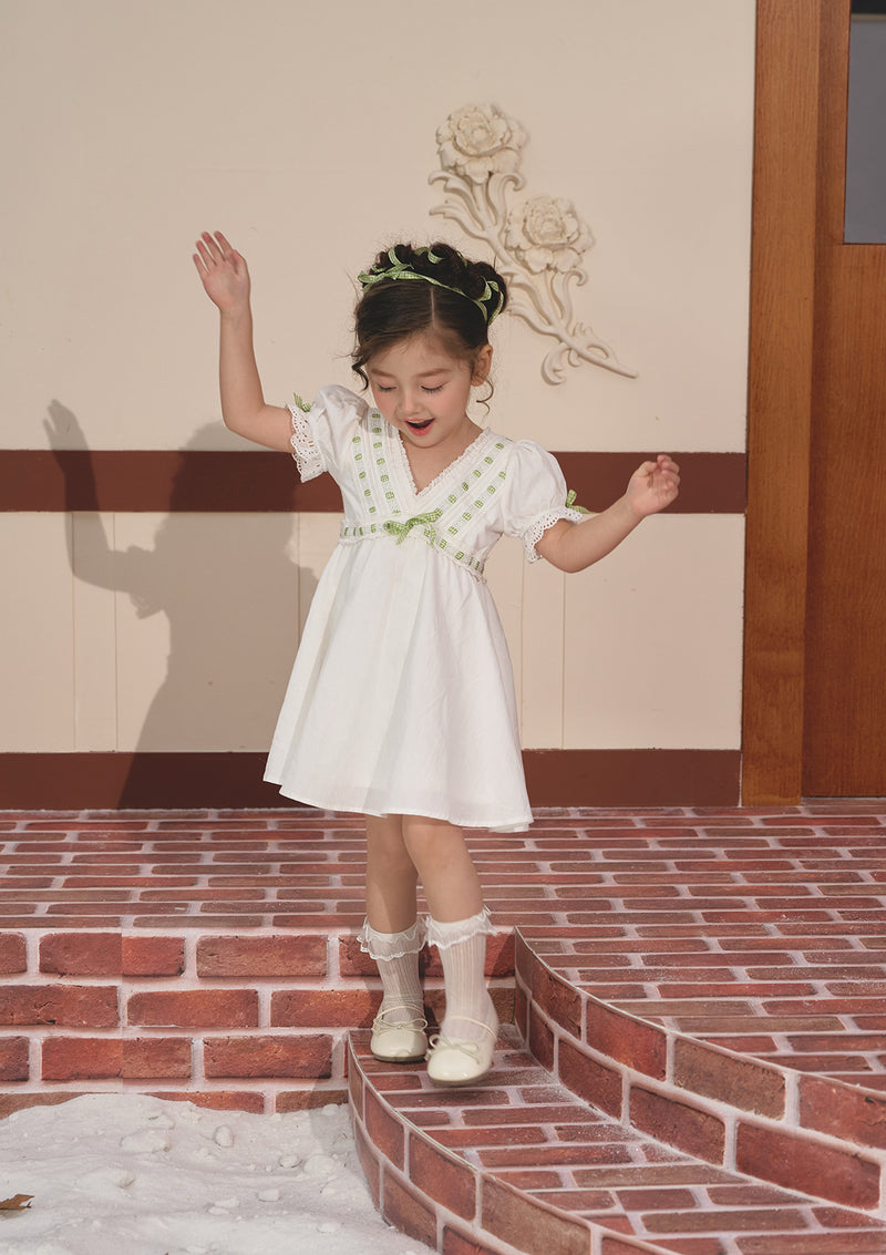 Toddler Girl Green Apple Paradise Dress Toddler Girl Green Apple Paradise Dress