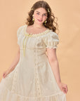 Curve & Plus Green Grapes Dress