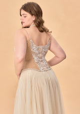 Curve & Plus "White Moon, Weaving Dreams" Corset