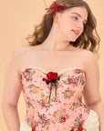 Curve & Plus Rose Sous La Lune Corset Dress
