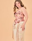 Curve & Plus Rose Sous La Lune Corset Dress