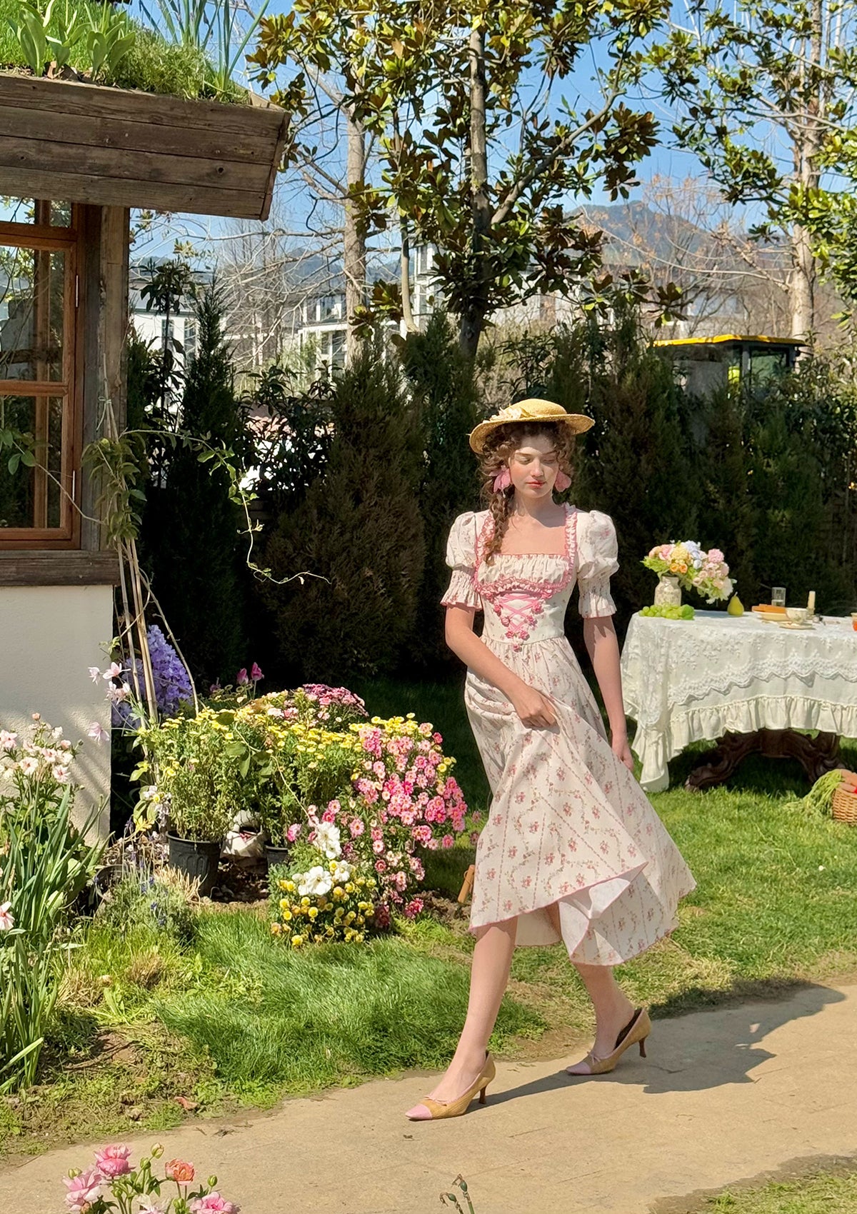 Victoria Rose Corset Dress Pre-order / S