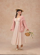 Curve&Plus Meno's Letter Knit Cardigan