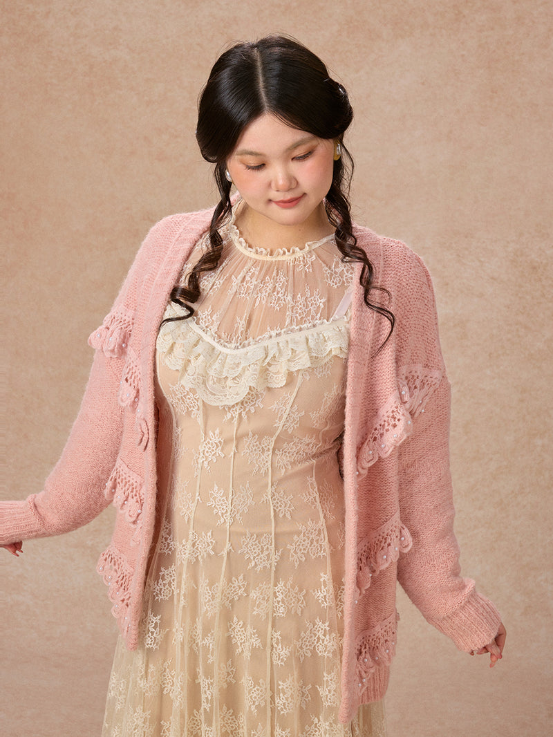 Curve&Plus Lace Bouquet Dress