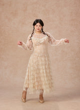 Curve&Plus Lace Bouquet Dress