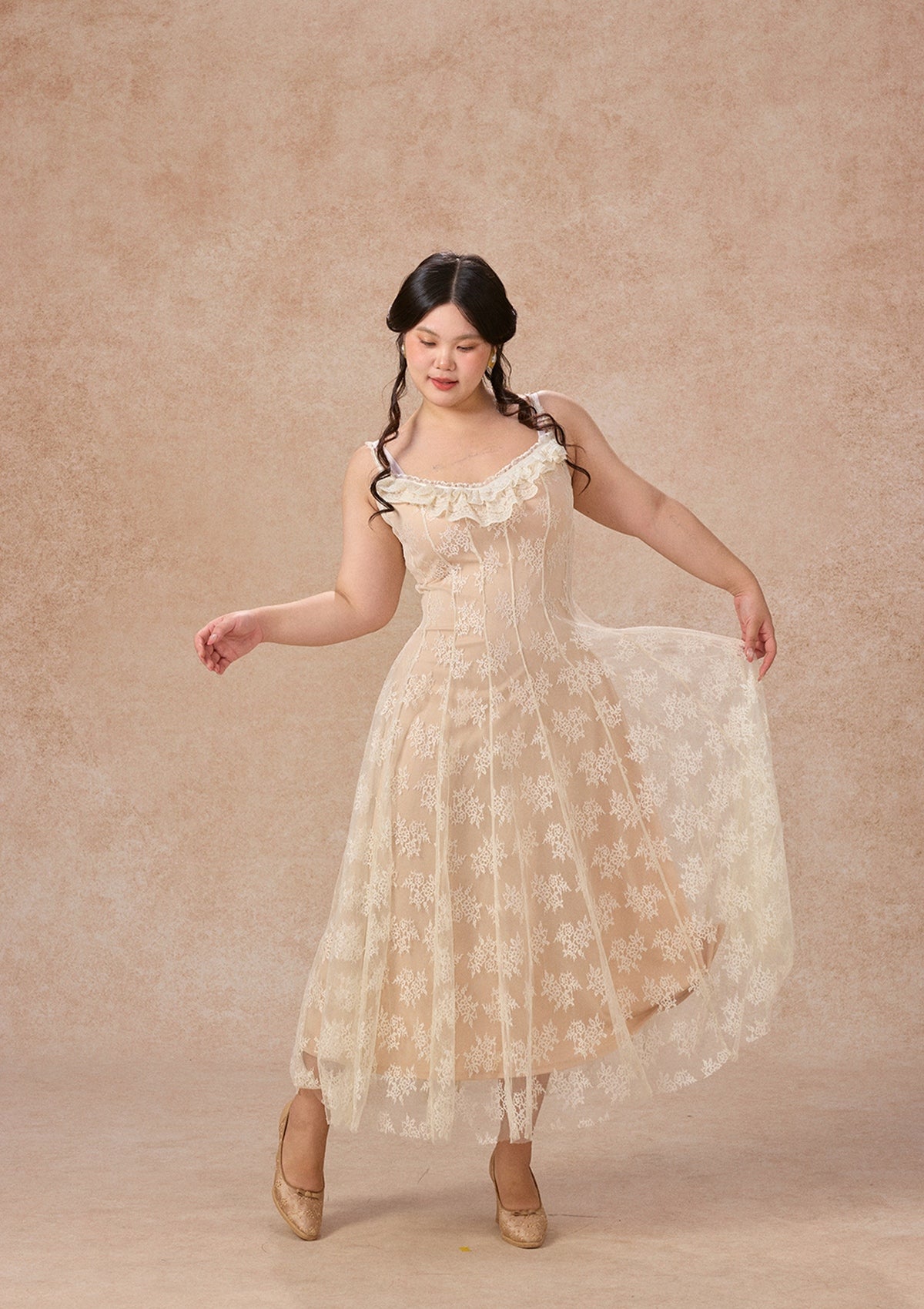 ドープルアンドセント　Vintage Lace Dress ¥39,600 Melody Vintage Lace Dress (Ivory) - Wedding Dresses, Evening Wear